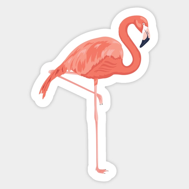 Flamingo Art Sticker by SWON Design